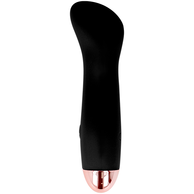 DOLCE VITA - ONE VIBRADOR RECARGABLE NEGRO DE 10 VELOCIDADES