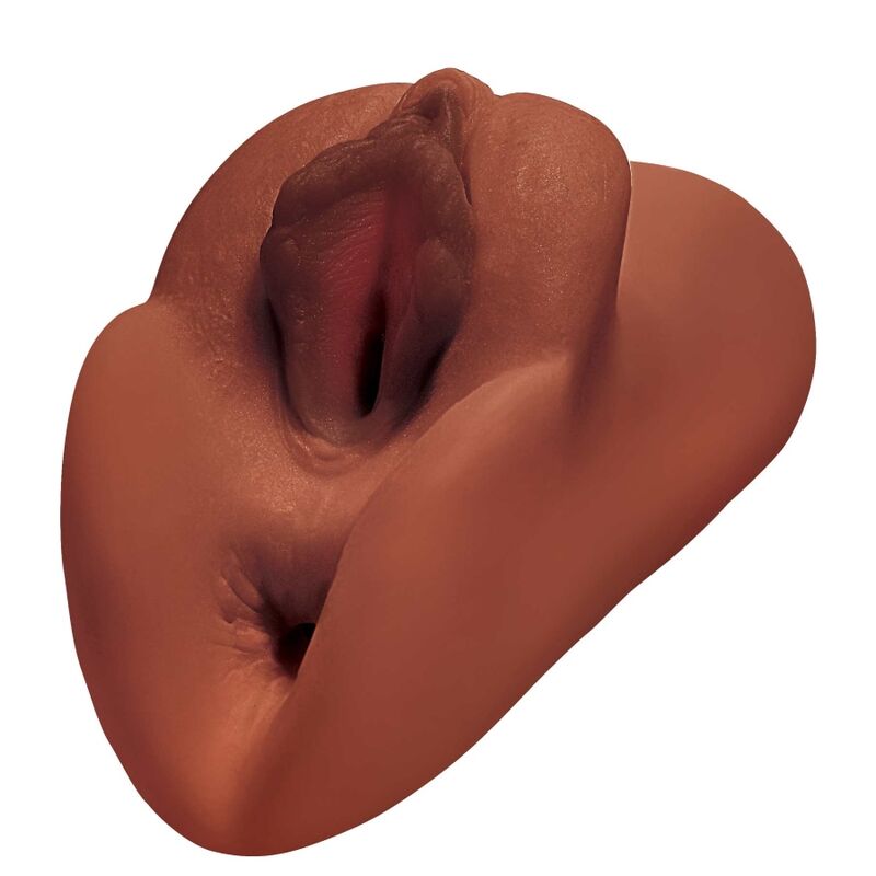 Masturbador Masculino Perfect Pussy Double Stroker Vagina y Ano Marrón