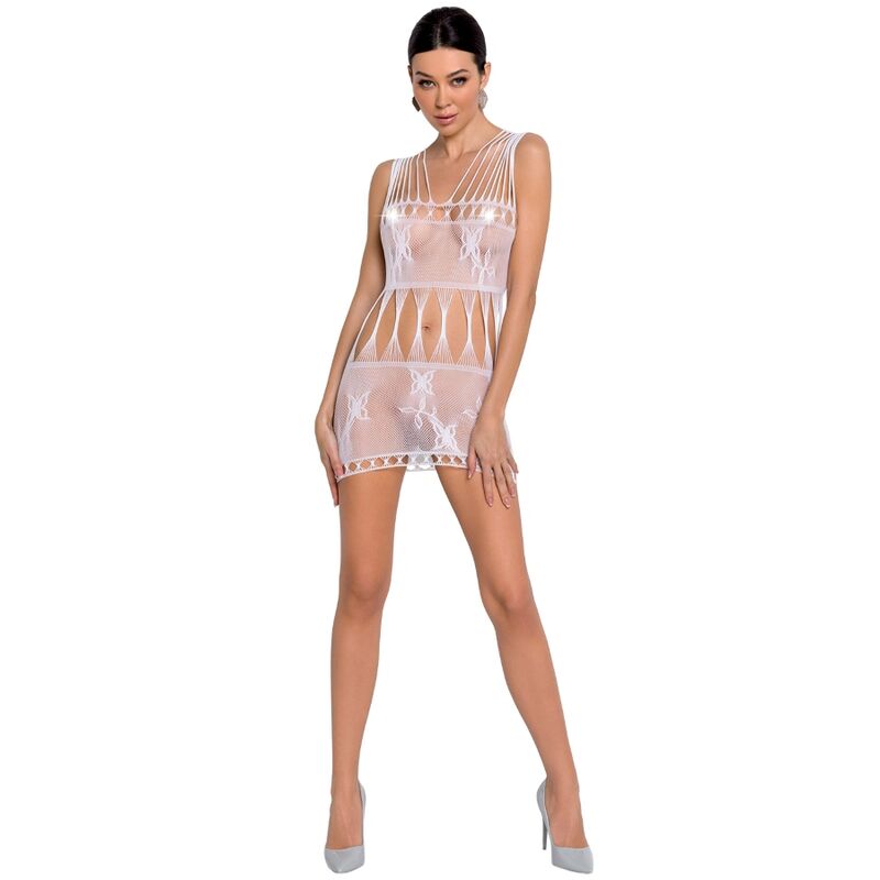 PASIÓN - BODYSTOCK MUJER BS090 BLANCO TALLA ÚNICA