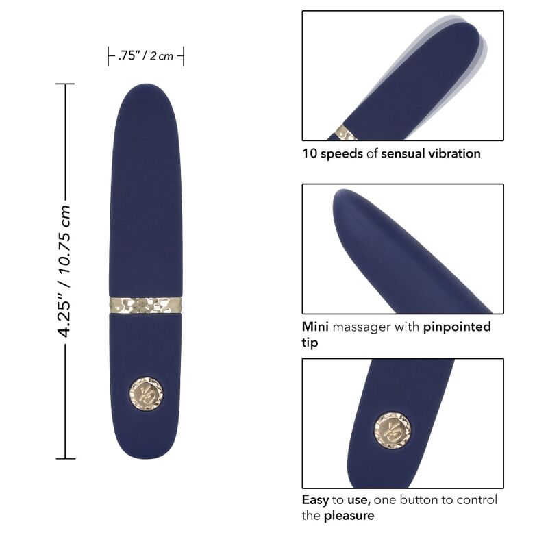 Mini Masajeador Vibrador Chic Daisy con 10 Modos
