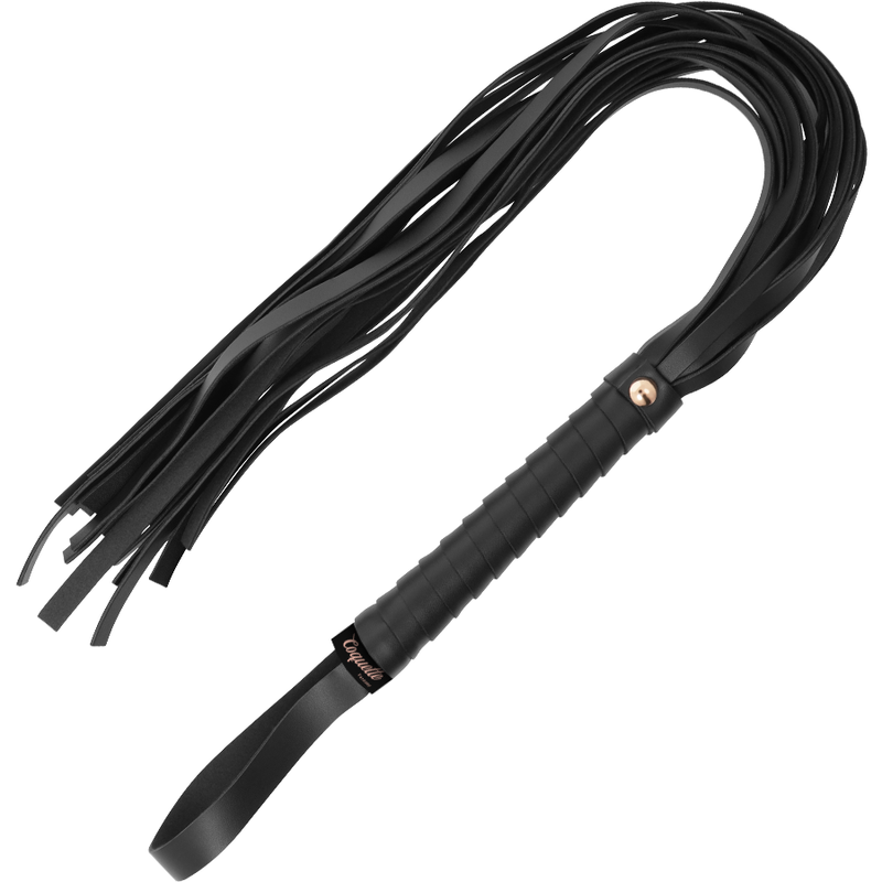 Chicote COQUETTE CHIC DESIRE FANTASY de couro vegano para BDSM e jogos eróticos
