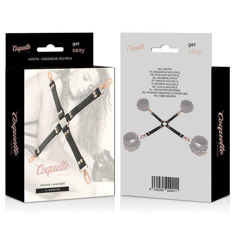 Coquette Chic Desire - Corbata de fantasía de cuero vegano