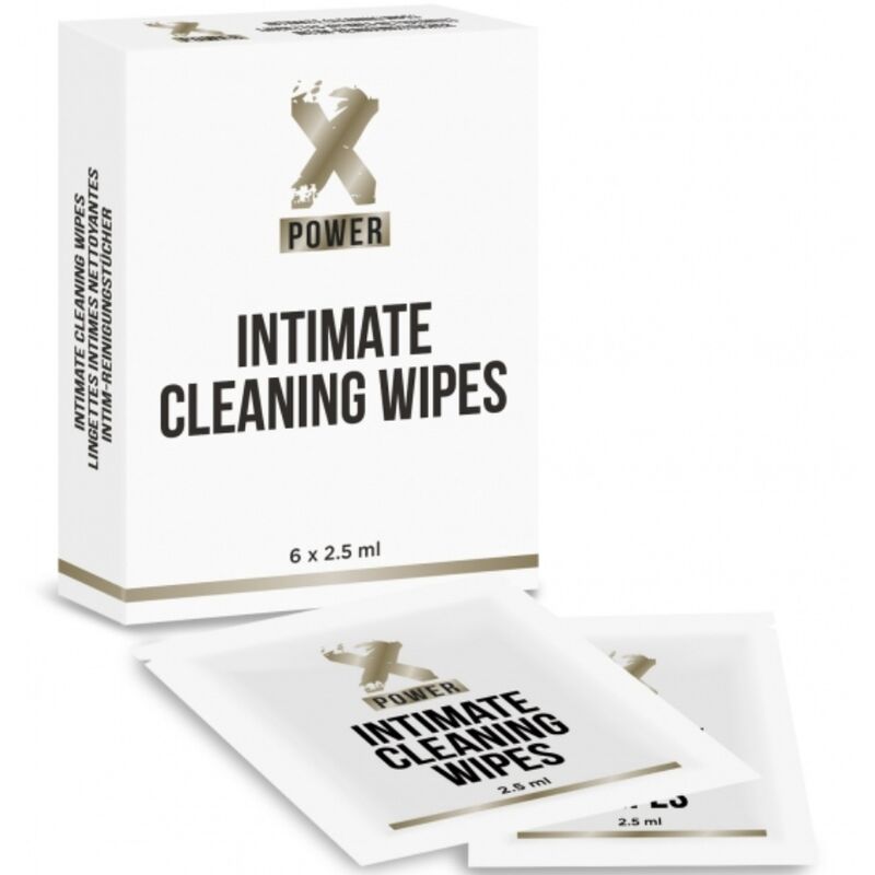 XPOWER Toalhetes de Limpeza Íntima 6 Unidades para higiene e frescura