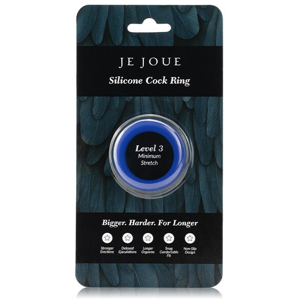 JE JOUE - ANILLO DE SILICONA AZUL ESTRANGULACIÓN MÍNIMA