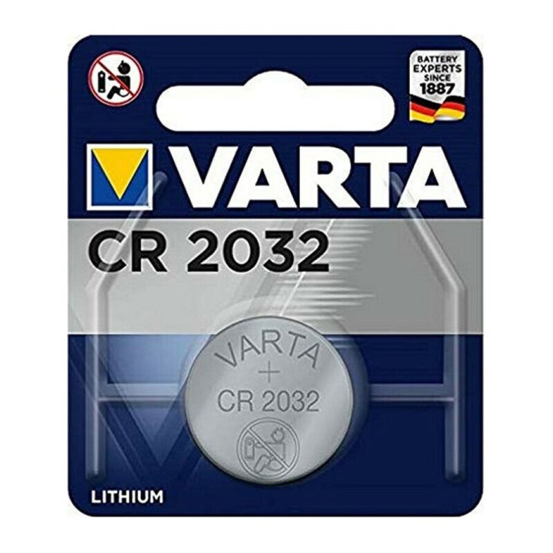 VARTA - Pila de botón de litio CR2032, unidad de 3 V, 1