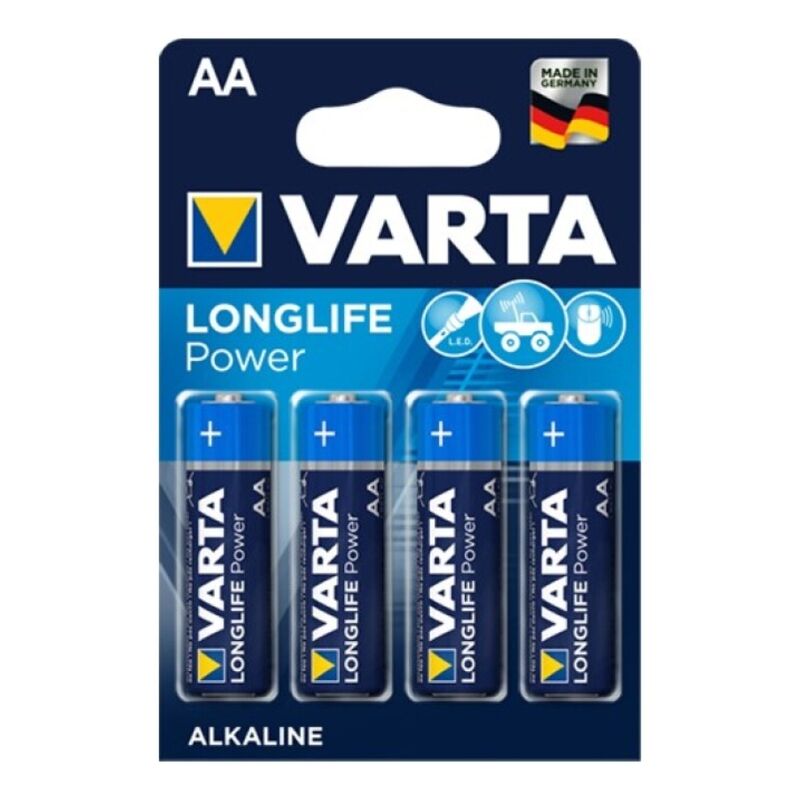 VARTA - UNIDAD DE LARGA DURACIÓN ENERGÍA ALCALINA AA LR6 4
