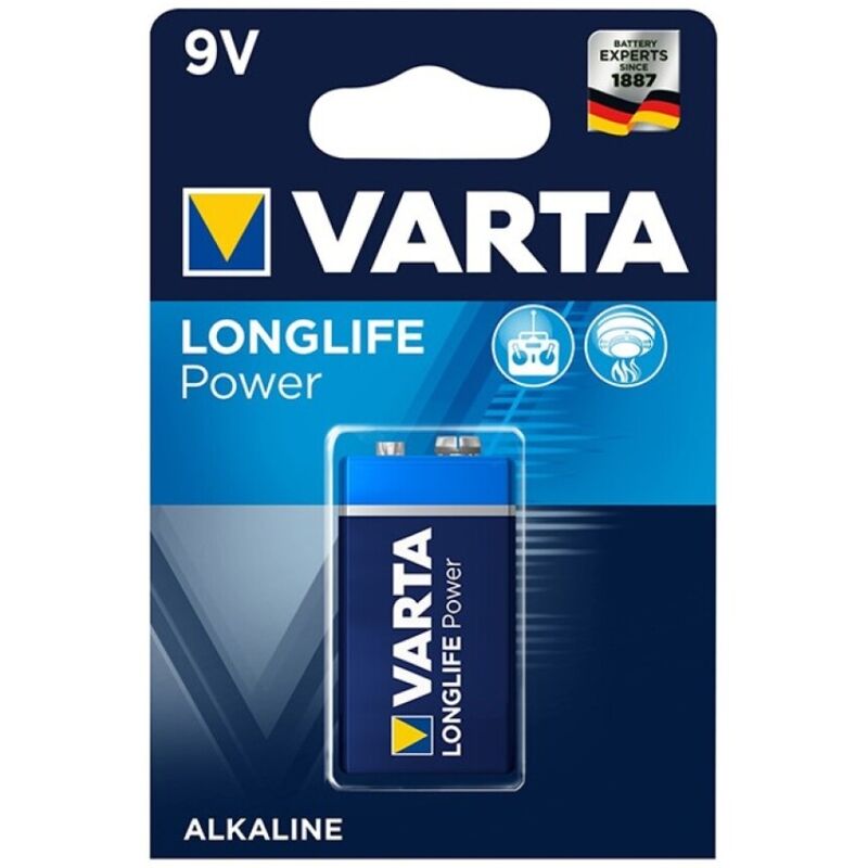 VARTA - PILA ALCALINA LONGLIFE 9V LR61 1 UNIDAD