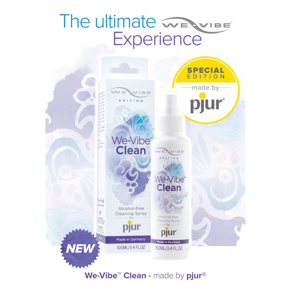 Frasco de Pjur We-Vibe Limpador de Brinquedos Sexuais 100ml