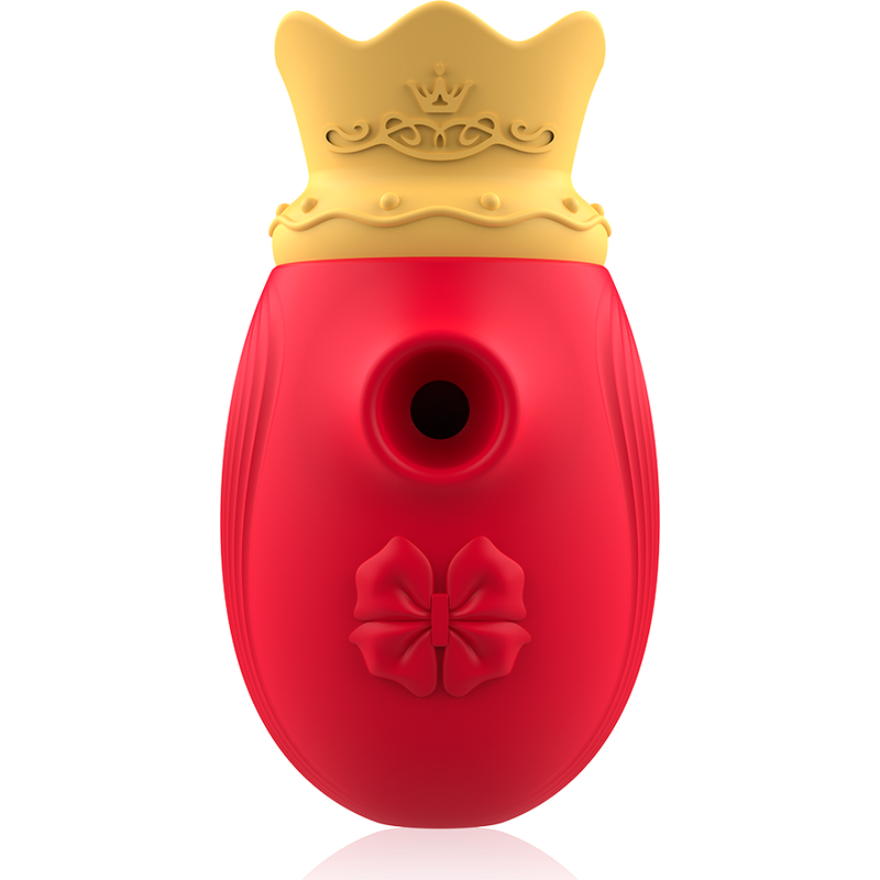 INTENSE Estimulador de Clitóris Vermelho, com design ergonómico e ponta de sucção.