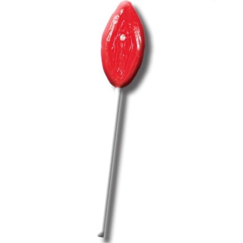 Pirulito de Goma Sabor Fresa para Labios