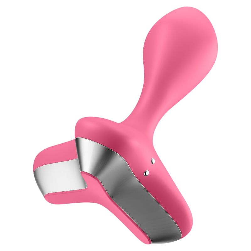 Satisfyer Game Changer Plug Vibrador Rosa com design ergonómico e base de controlo