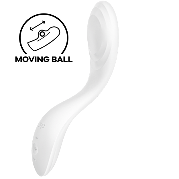 Satisfyer Rrrrolling Pleasure Vibrador para Ponto G com bola rolante, verde