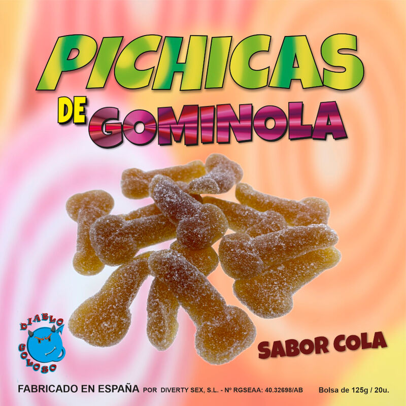 Gominolas de Cola con Forma de Pene