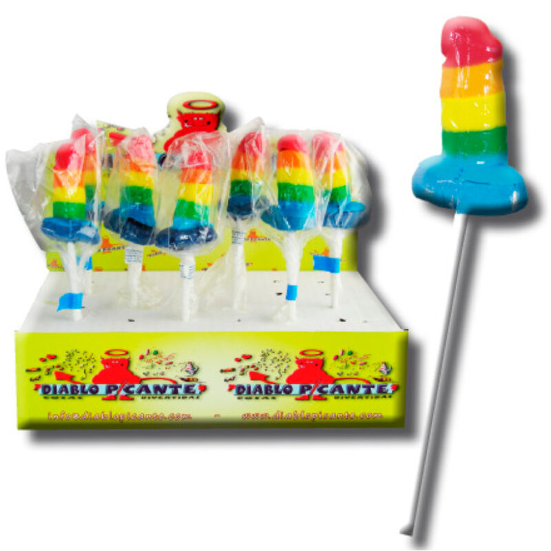 ORGULLO - PENE LGBT DE PALETAS DE GOMA