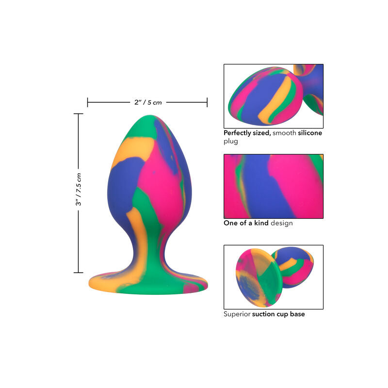 Plug Anal Cheeky Mediano Tie-Dye