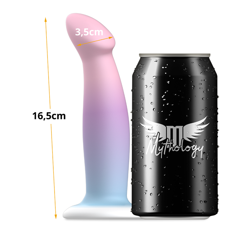 Dildo MYTHOLOGY Garrick Nayade M de silicone premium, com base de sucção para diversas posições.