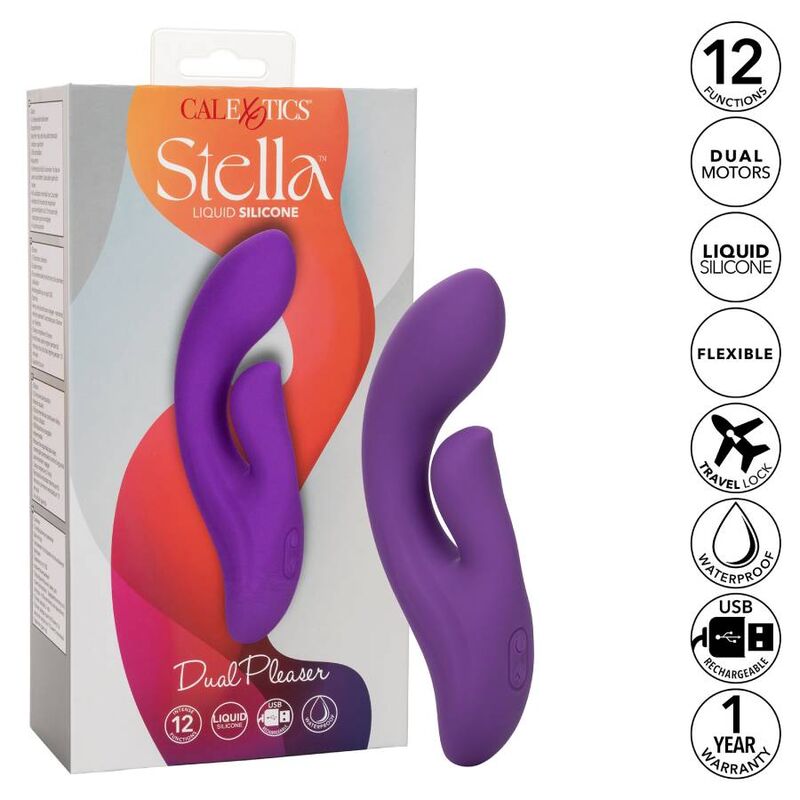 Vibrador Stella Dual Pleaser Violeta