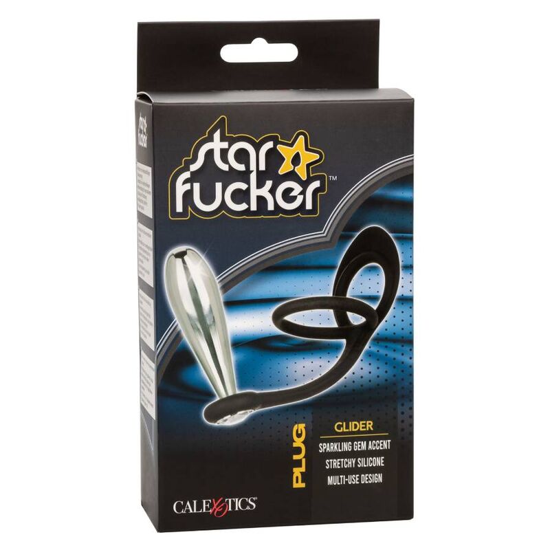 Plug Anal Metálico Deslizante Star Fucker