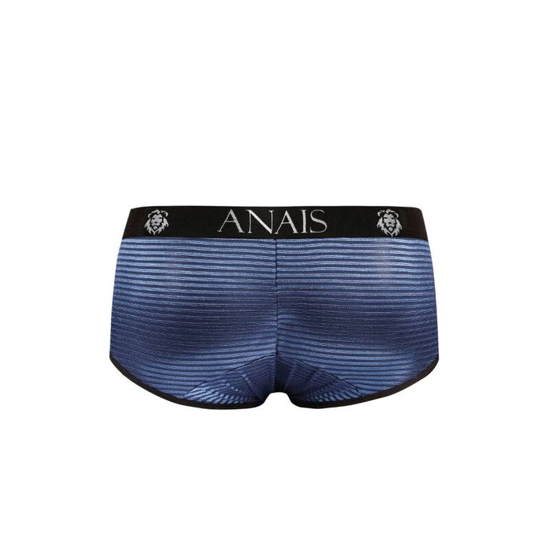 Cueca Masculina Anais Naval Tule Preto Cetim XL com design esportivo e detalhes em tule e cetim.