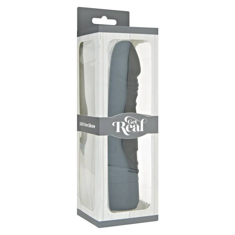 GET REAL - VIBRADOR NEGRO CLÁSICO ORIGINAL
