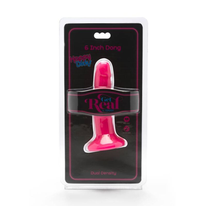 SEA REAL - HAPPY DICKS DONG 12 CM ROSA