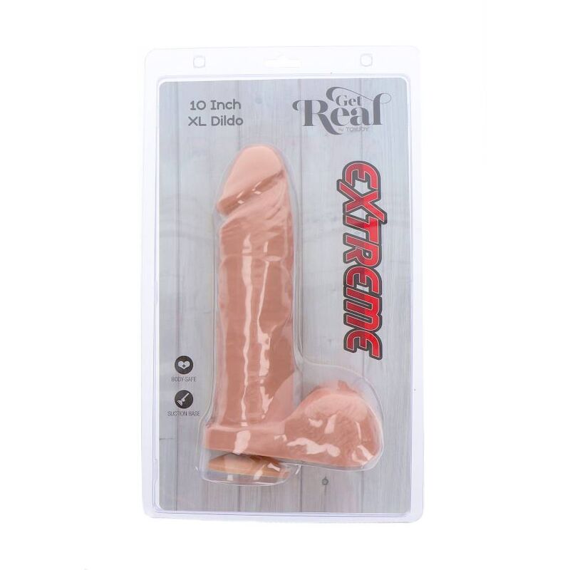GET REAL - DILDO EXTREME XL 25,5 CM CUERO