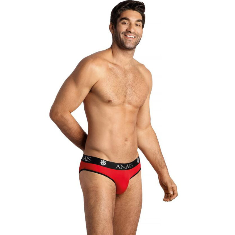Slip ANAIS MEN Soul Vermelho em microfibra macia com detalhes pretos