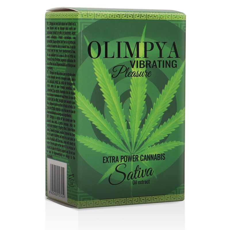 Frasco do OLIMPYA Estimulante Líquido Vibratório com Cannabis Sativa