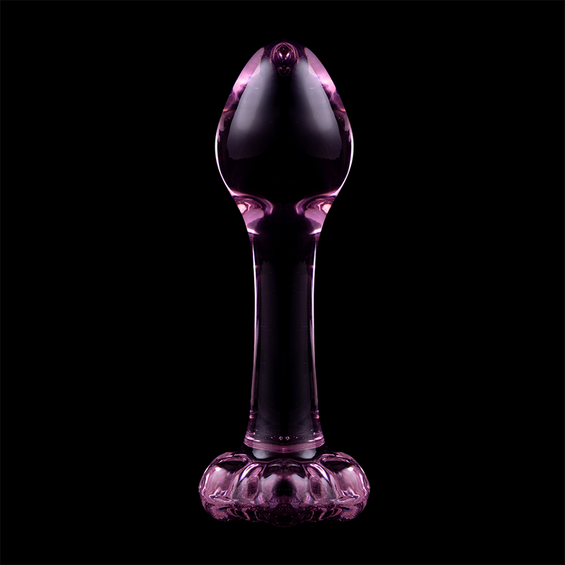 Plug Anal de Vidrio Borosilicato Transparente 11 cm Ø 3.5 cm - Modelo 2