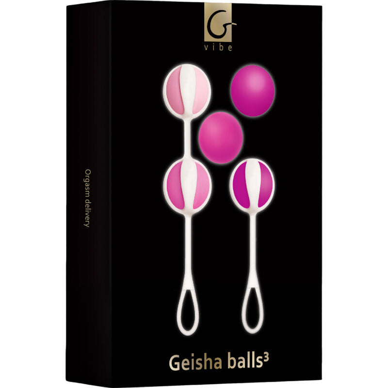G-VIBE - SET DE 5 BOLAS GEIXA ROSAS