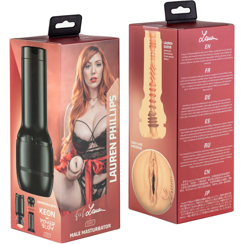 KIIROO - SIENTE LAS ESTRELLAS DE LAUREN PHILLIPS COLEO STROKERS COMPATIBLE CON POWERBLOW