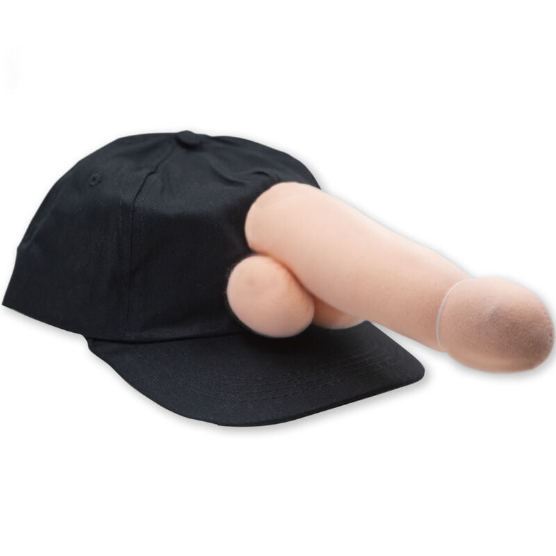 Gorra Negra con Silbato Musical para Fiestas