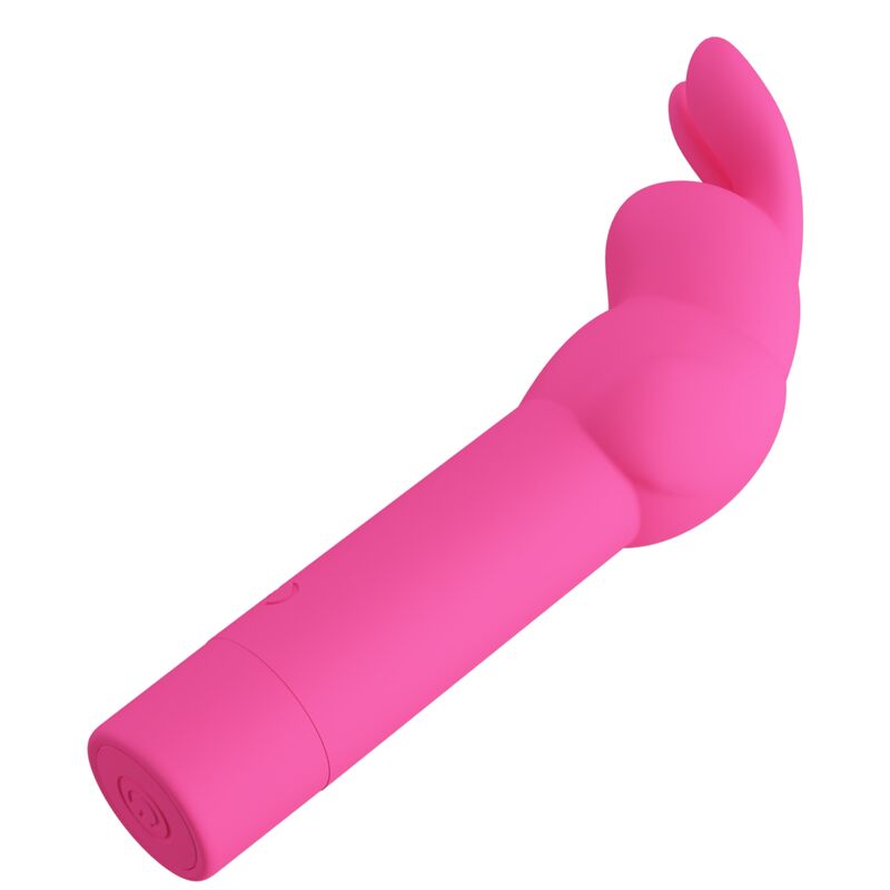 Vibrador de Silicone PRETTY LOVE Gerardo Rabbit Fuchsia com estimulador clitoriano