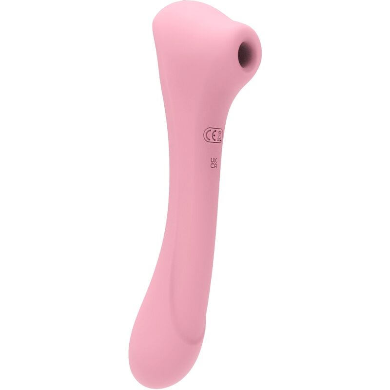FEMINTIMATE - MASAJEADOR DE SUCCIÓN DAISY Y VIBRADOR ROSA