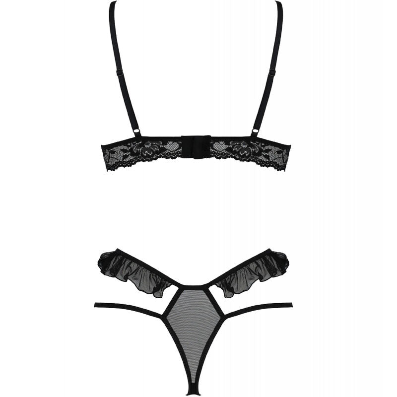 PASIÓN - CONJUNTO DOLLY DE DOS PIEZAS NEGRO S/M