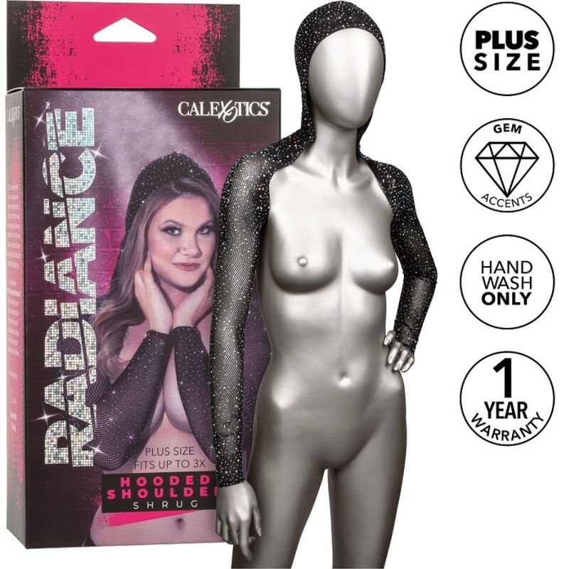 Shrug con Capucha Radiance Plus Size