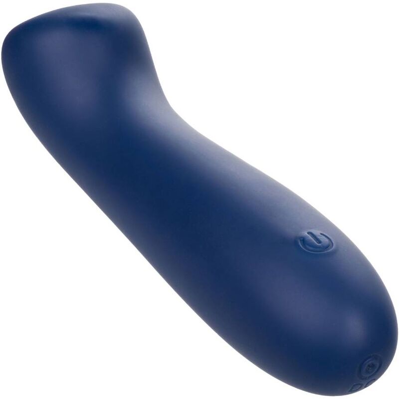 Vibrador Punto G Cachemir Satén Azul con Cabeza Plana