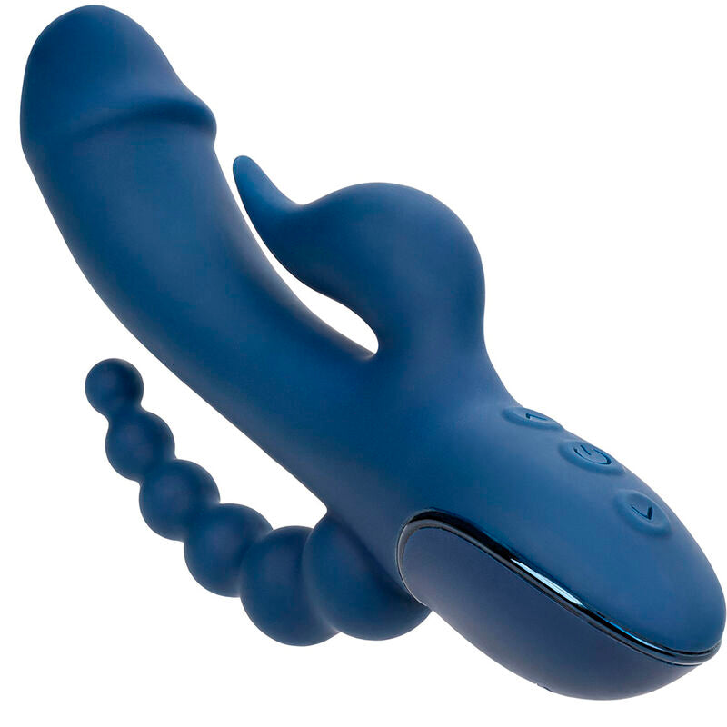 Vibrador de Triple Estimulación Orgasm Azul