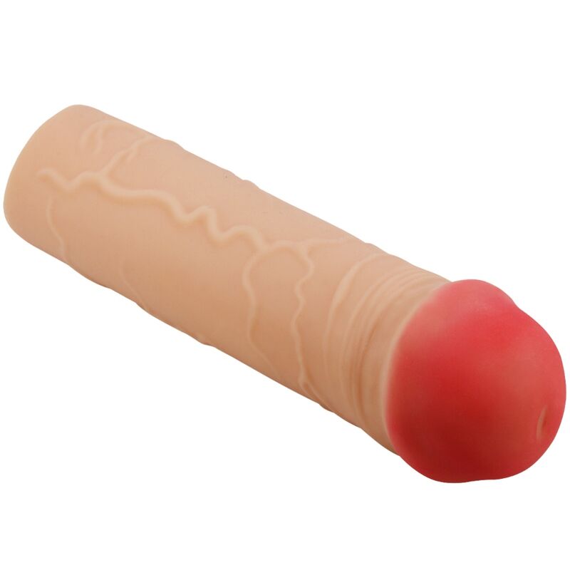 Extensor de Pénis PRETTY LOVE Nilo com cobertura realista para aumento de prazer e comprimento.