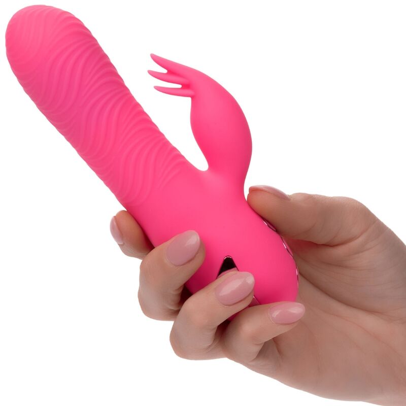 Vibrador Conejo de Silicona con Doble Estimulación Rotatoria y Vibratoria