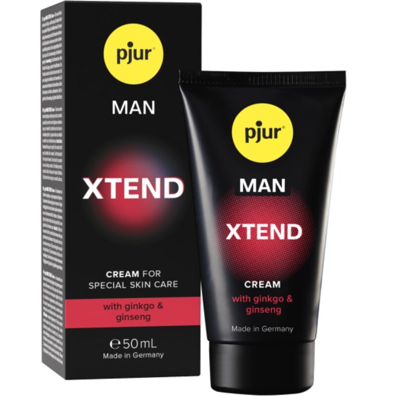 PJUR Man Xtend Creme de Massagem Estimulante com Ginkgo e Ginseng 50ml.