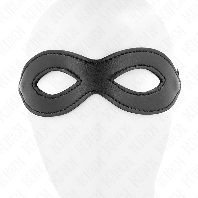 KINK Máscara de Olhos BDSM com Mini Rebites Modelo 2 20,5x5,5CM para jogos de dominação e submissão.