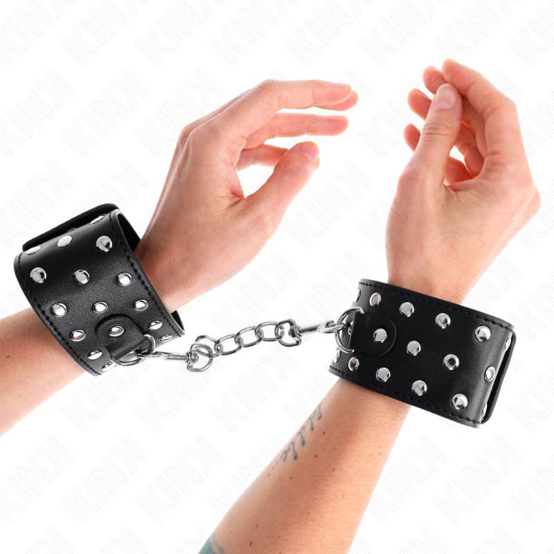 Retenciones de Muñeca Punk Ajustables 19-24 CM x 5,5 CM