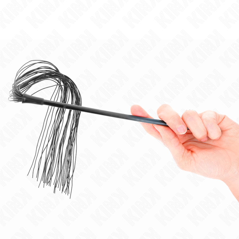 KINK Chicote de Silicone 60 CM, ideal para exploração BDSM e sessões de prazer.