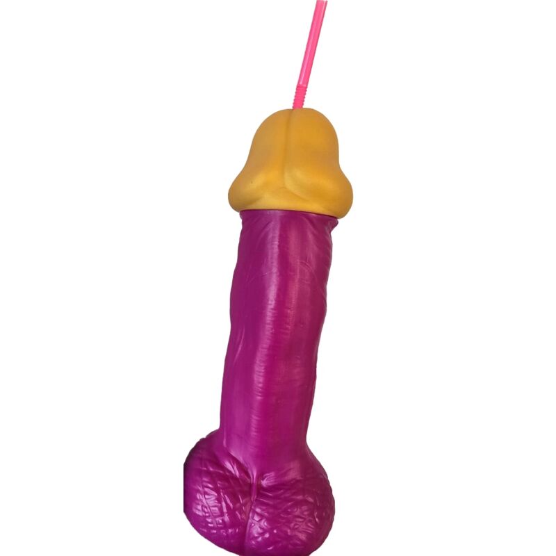 Copa con Forma de Pene Fucsia para Fiestas