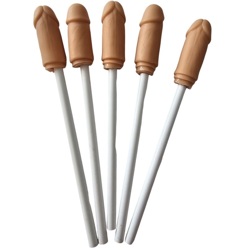Lápices Divertidos con Punta en Forma de Pene - Pack de 5