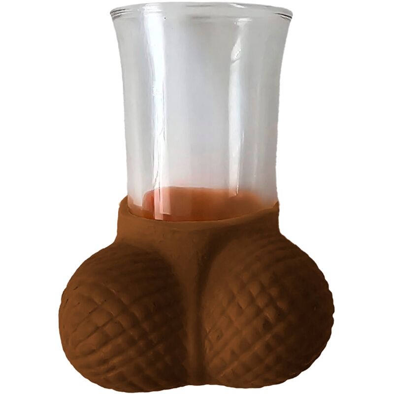Vaso de Chupito Divertido con Forma de Pene y Huevos