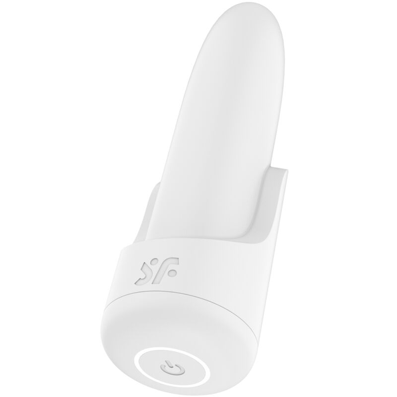 Vibrador Satisfyer G-Spot Wave 4 cinza escuro com tecnologia de ondas robóticas e 12 programas de vibração para estimulação do ponto G.