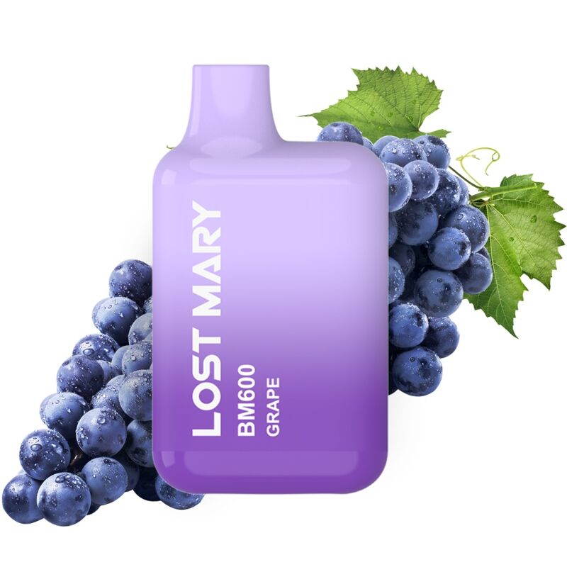 LOST MARY - BM600 VAPORIZADOR DE NICOTINA 2% UVA DESECHABLE