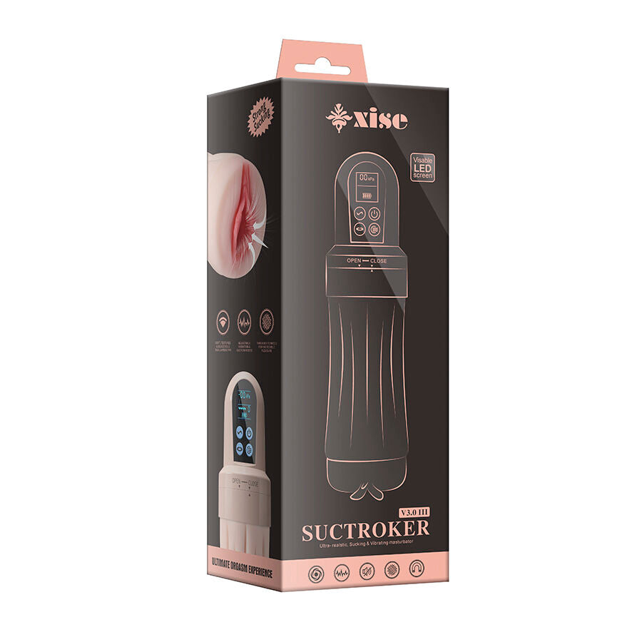 XISE - SUCTROKER V3.0 III MASTURBADOR VAGINAL CON VIBRACIÓN